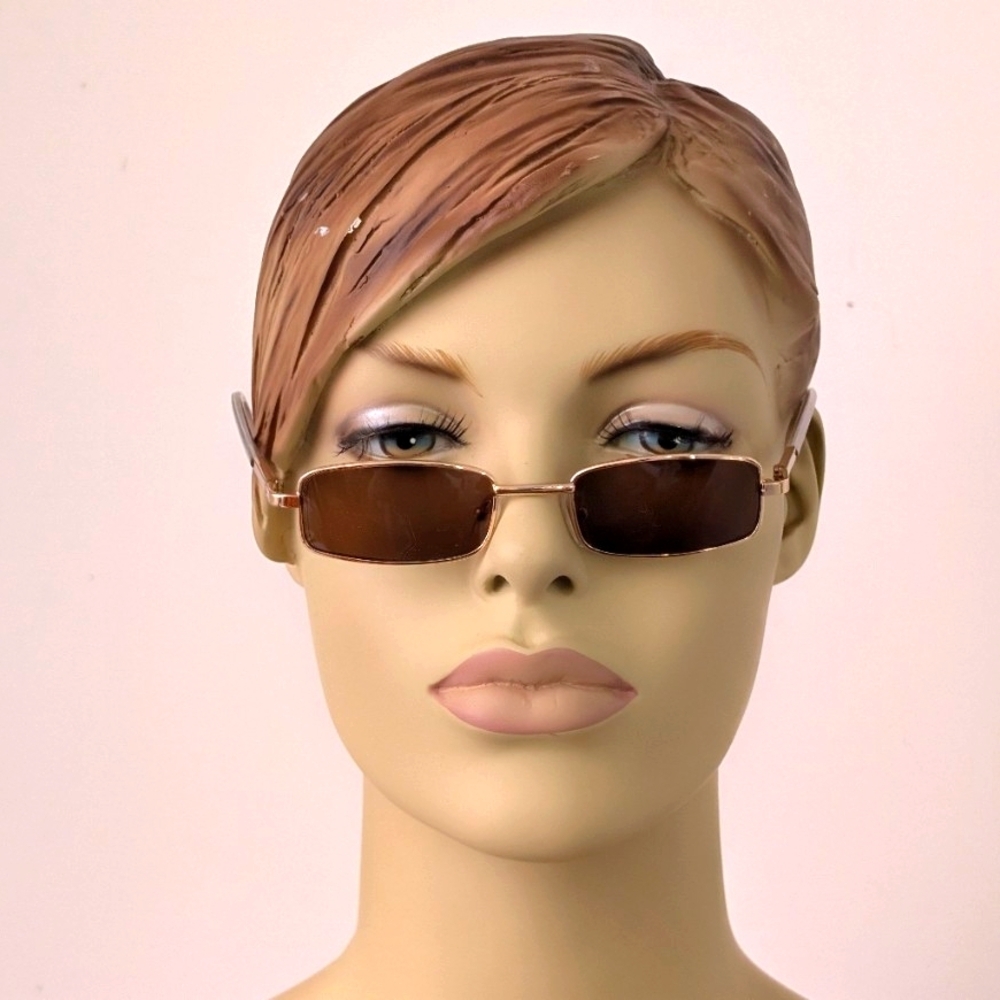 60's Style Small Square Sunglasses - Picture 3 of 5